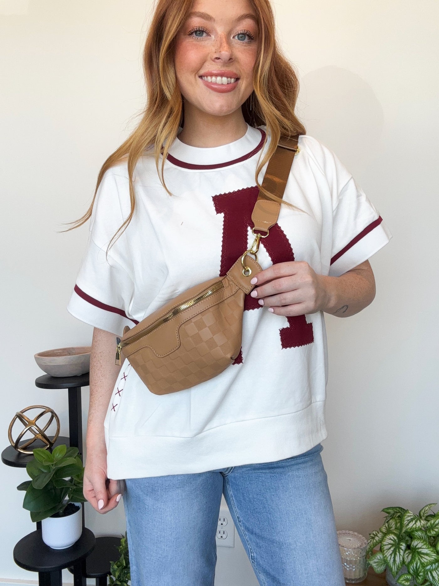 Check Me Out Bum Bag- Camel-190 - ACCESSORIES - BAGS/BELTS-LEATHER & LACE-[option4]-[option5]-[option6]-Leather & Lace Boutique Shop