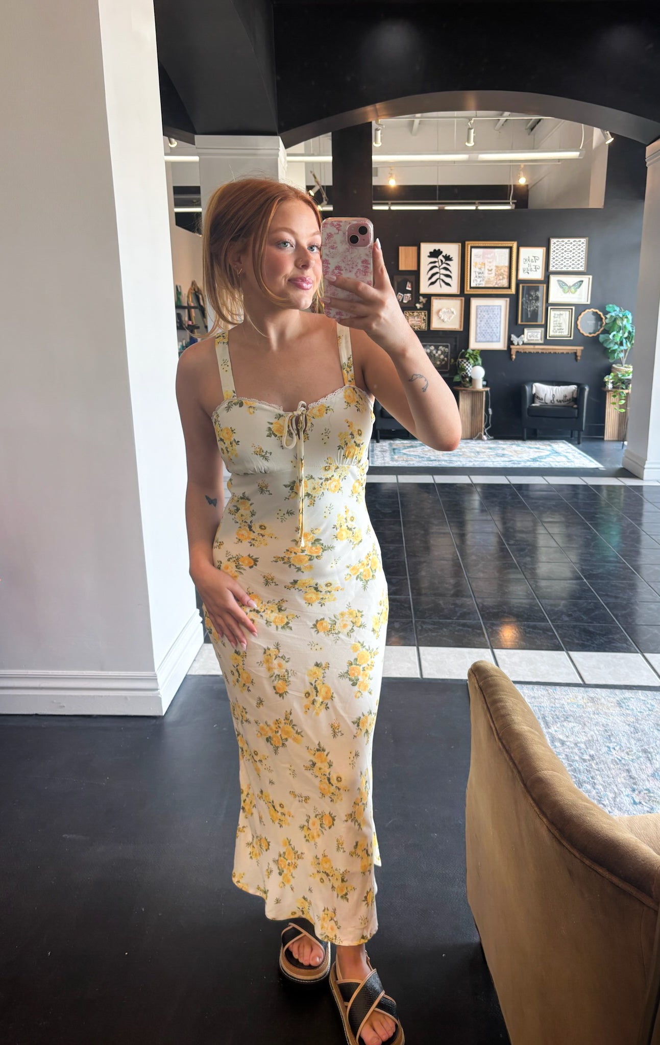 Annabelle Floral Midi Dress Annabelle Floral Midi Dress