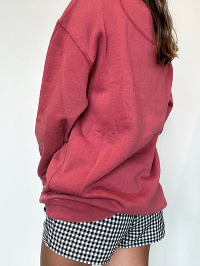 Alabama Embossed Crewneck-130 - TOPS - SWEATERS/SWEATSHIRTS-GAMEDAY SOCIAL-[option4]-[option5]-[option6]-Leather & Lace Boutique Shop
