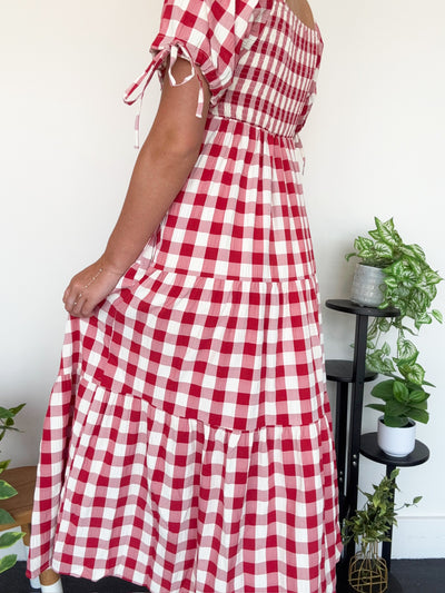 Apple Of My Eye Midi Dress-170 - DRESSES-JNNA-[option4]-[option5]-[option6]-Leather & Lace Boutique Shop