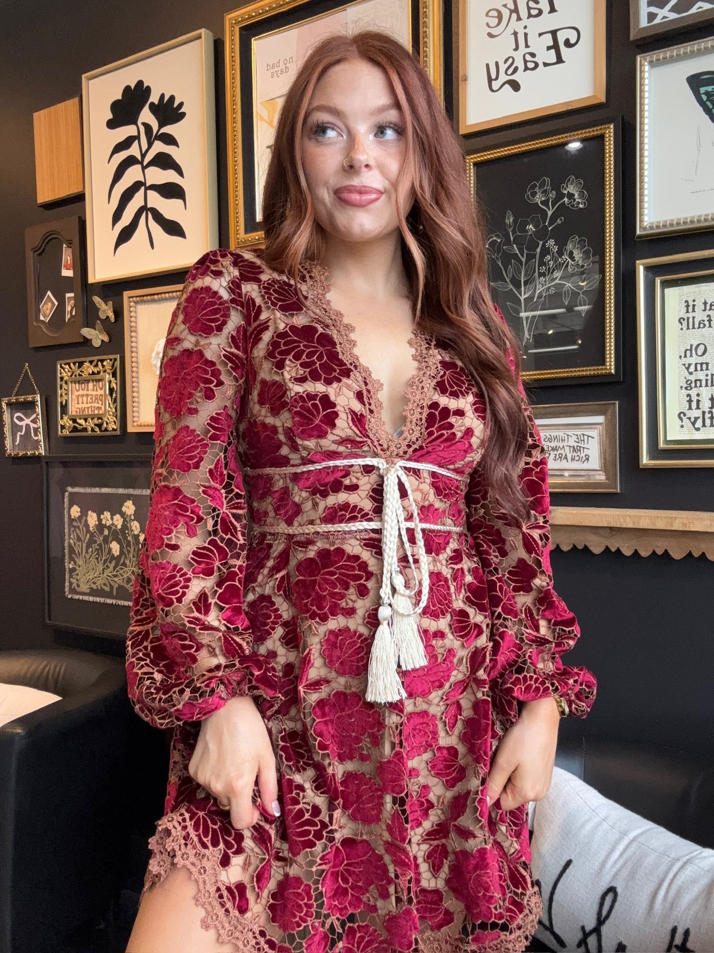 Rosetta Lace Mini Dress