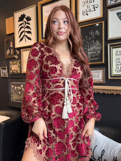 Rosetta Lace Mini Dress