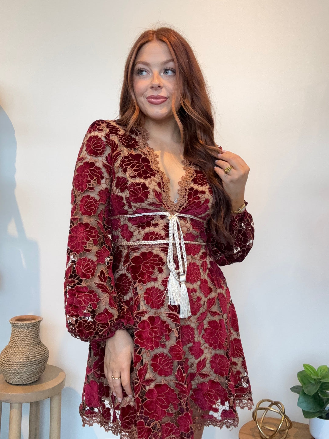 Rosetta Lace Mini Dress M/L Rosetta Lace Mini Dress M/L