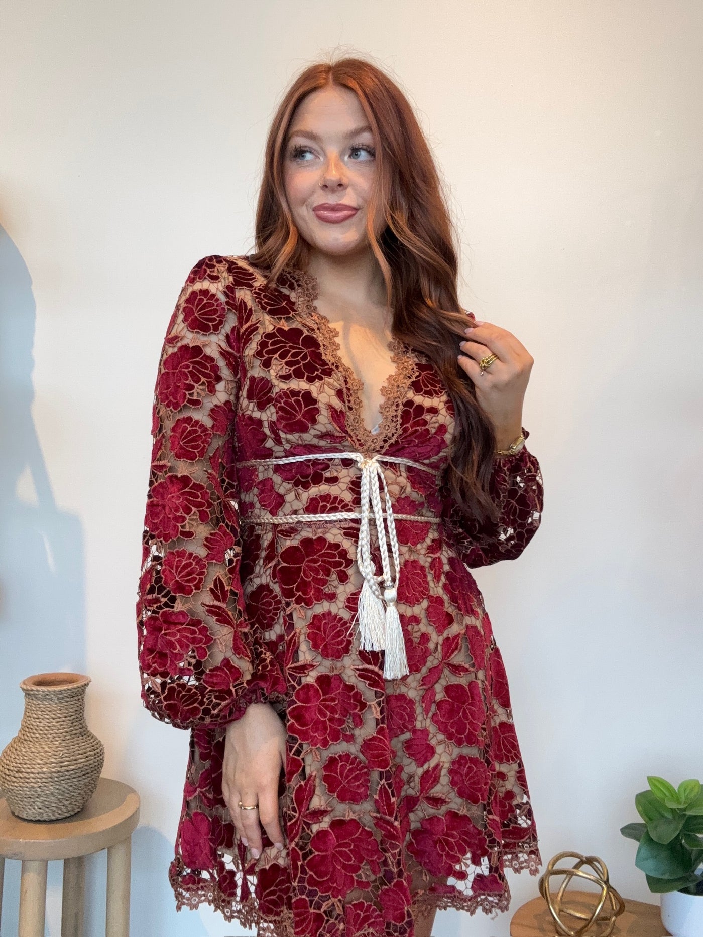 Rosetta Lace Mini Dress