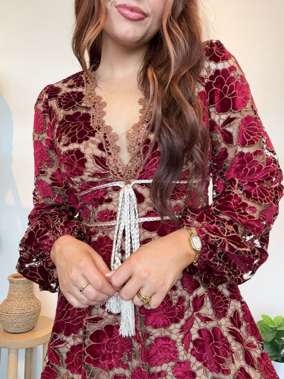 Rosetta Lace Mini Dress