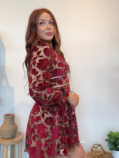 Rosetta Lace Mini Dress