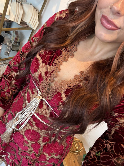 Rosetta Lace Mini Dress