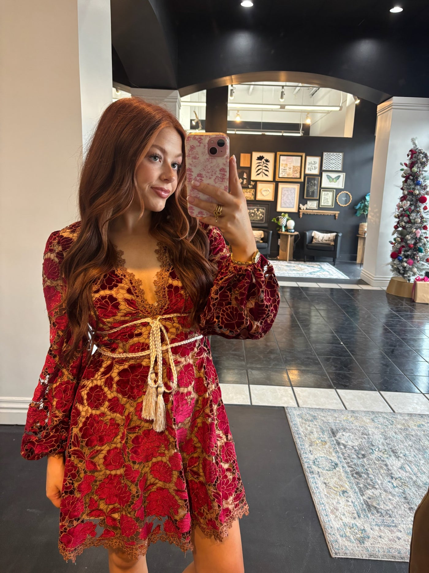 Rosetta Lace Mini Dress