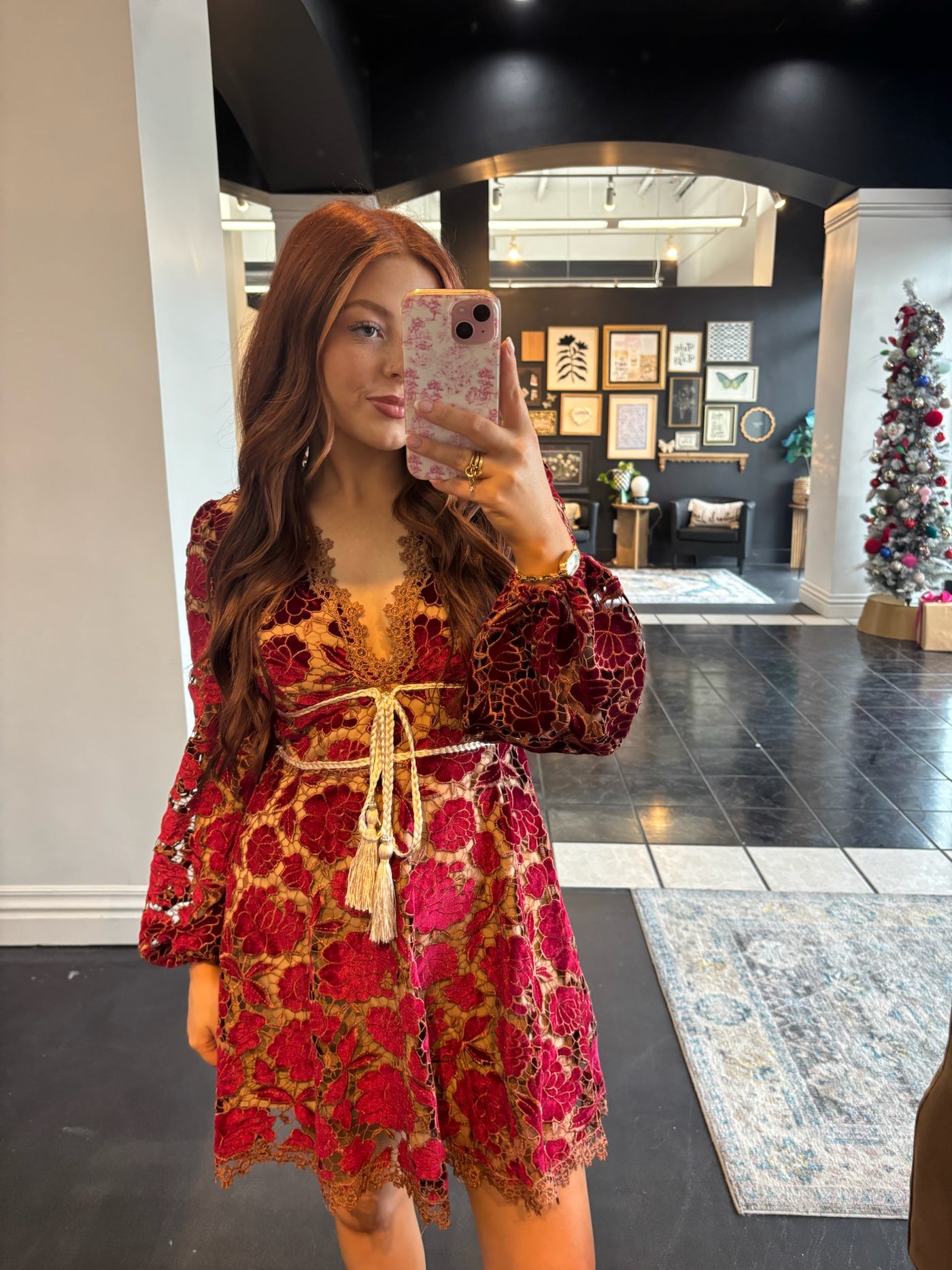 Rosetta Lace Mini Dress