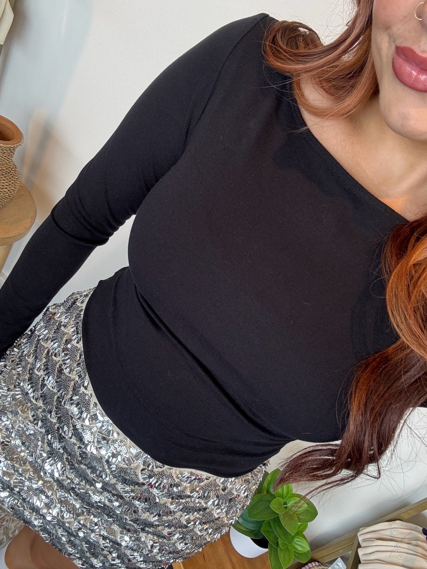 Sassy Sequin Mini Skirt