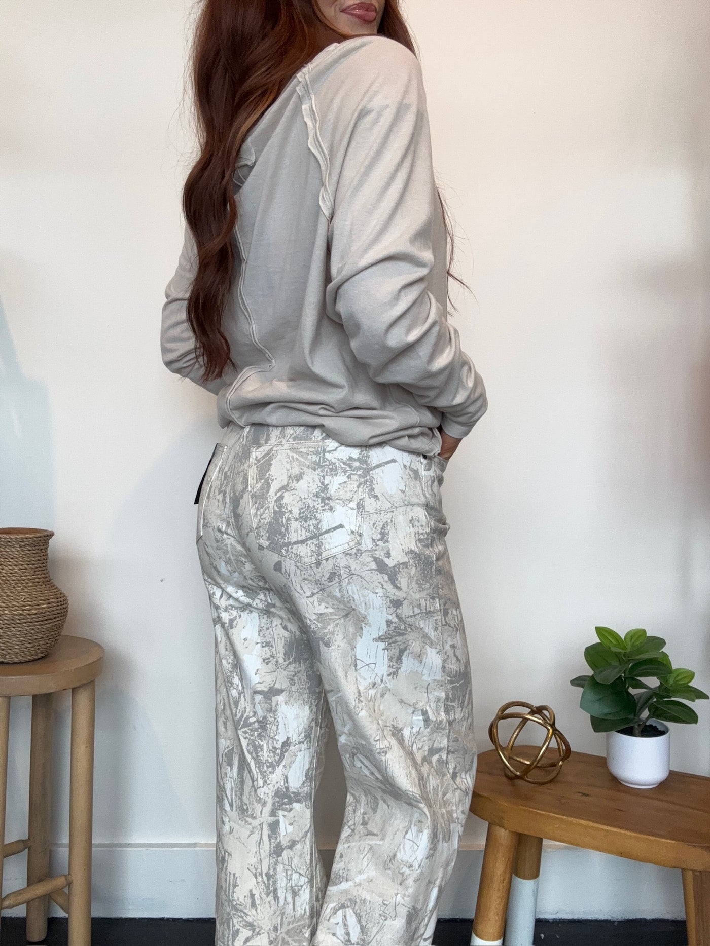Sage Straight Leg Camo Pants