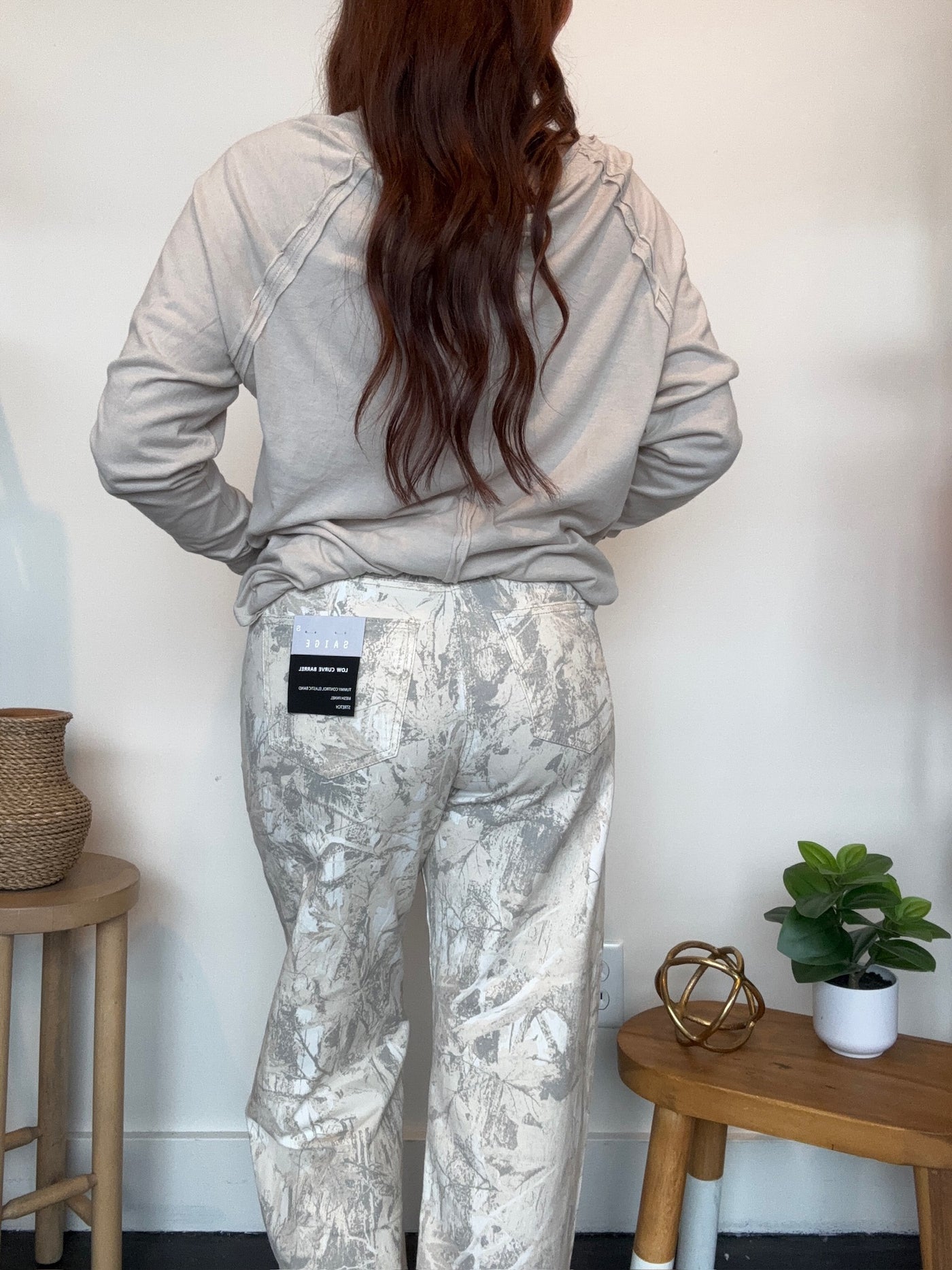 Sage Straight Leg Camo Pants