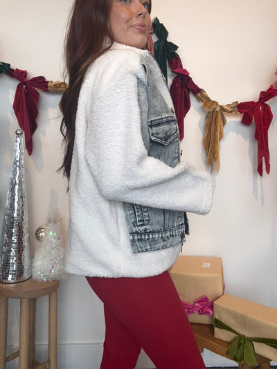 Teddy Denim Jacket