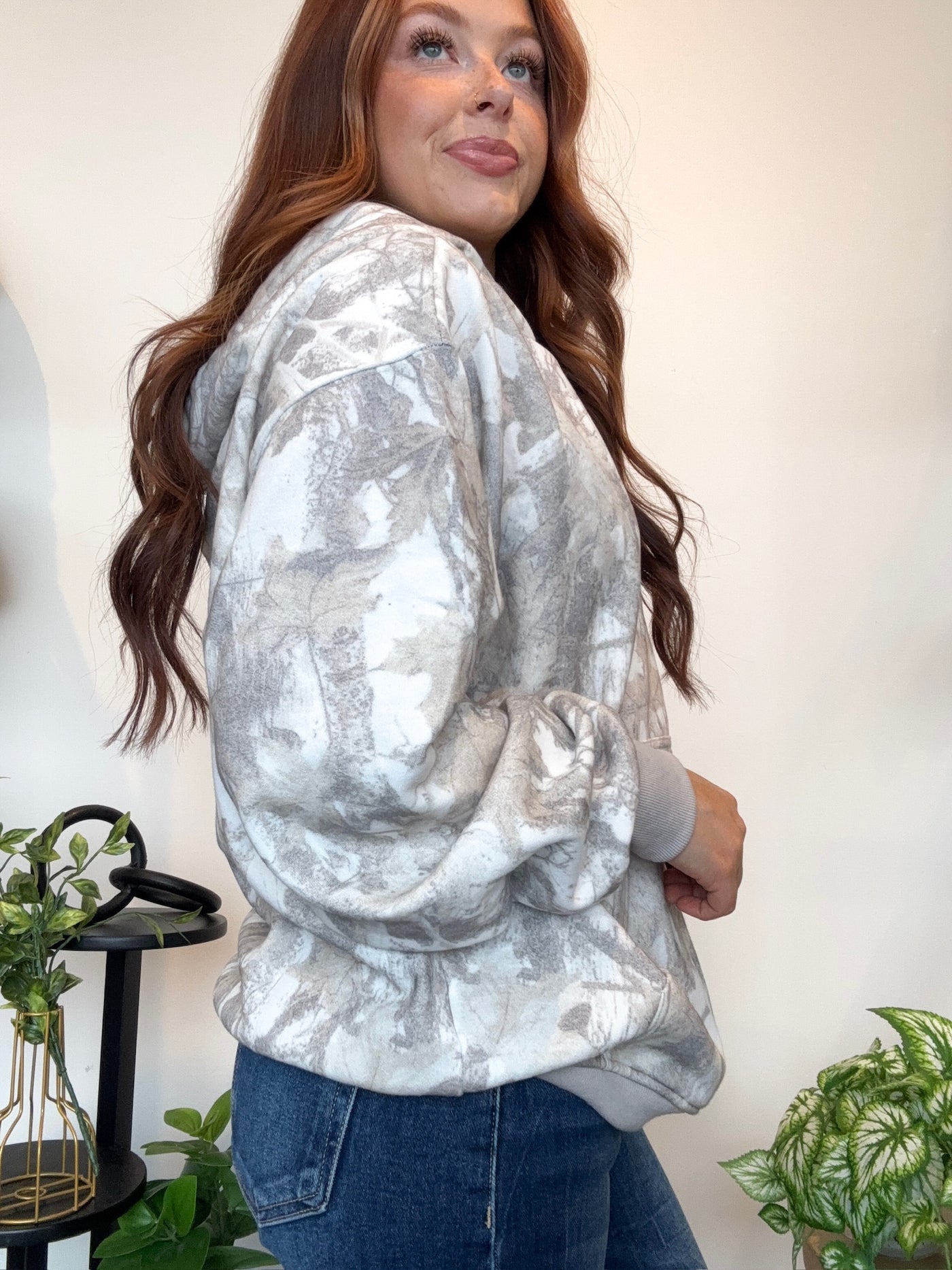 Camo Relaxed Fit Hoodie