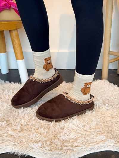 Teddy Bear Ankle Socks