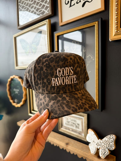 God's Favorite Leopard Trucker Hat