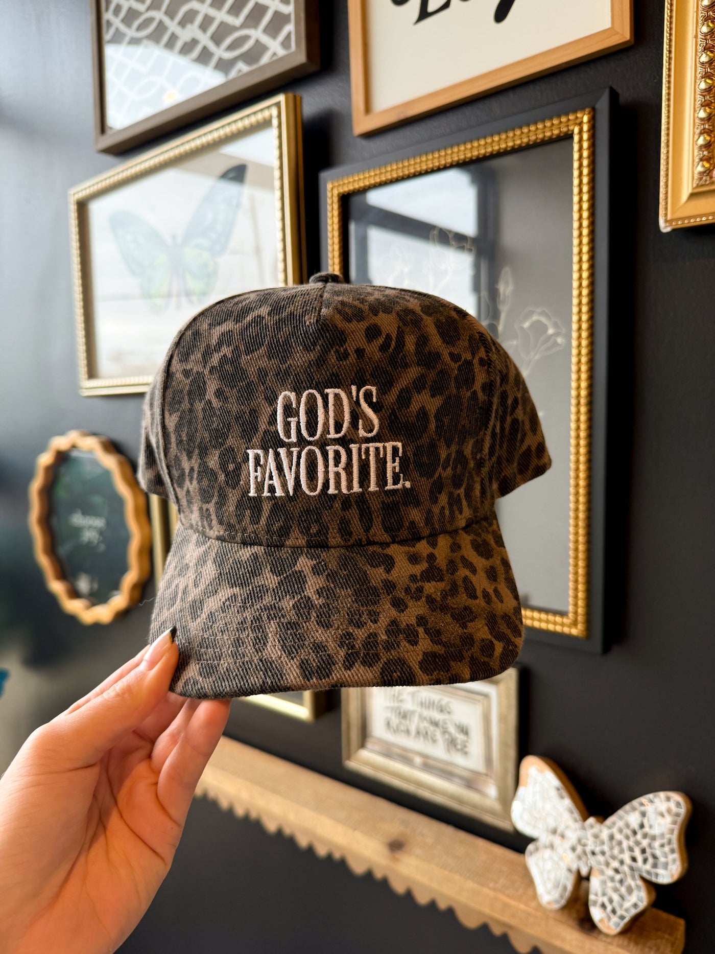 God's Favorite Leopard Trucker Hat