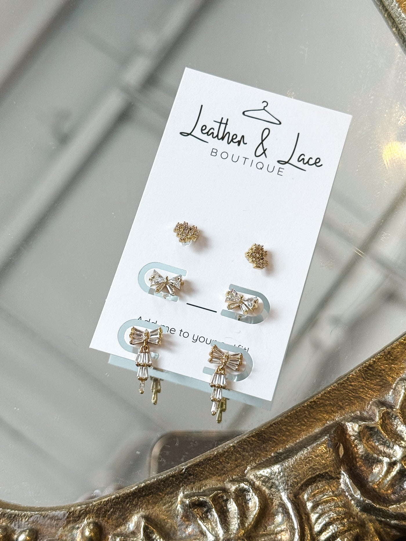 Dazzling Earring Trio