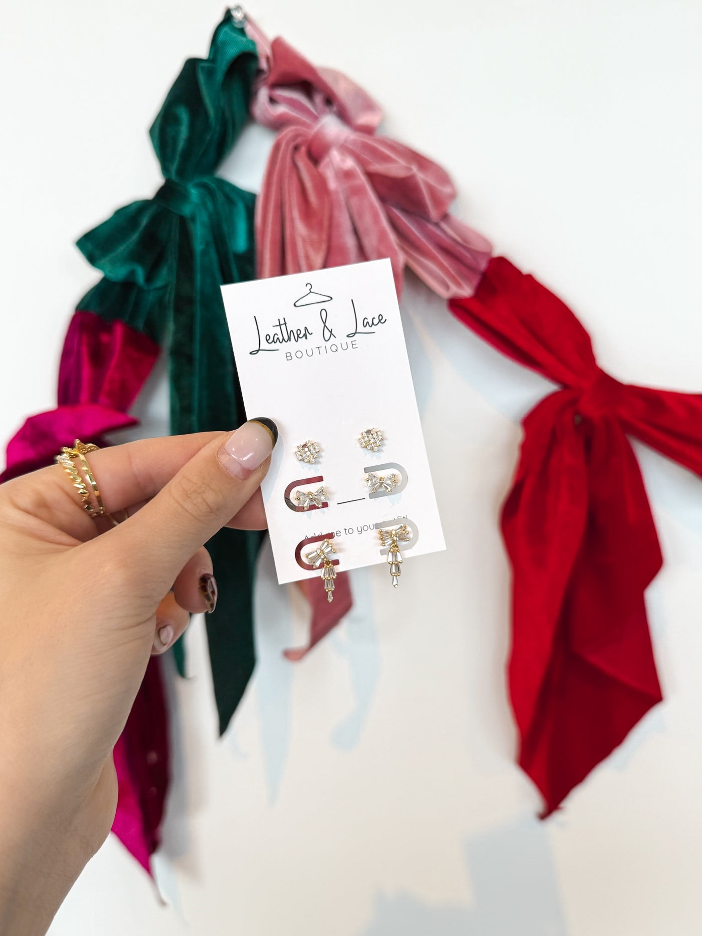 Dazzling Earring Trio