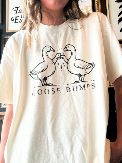 Goose Bumps Comfort Colors Tee-135 - DEMAND GRAPHIC-LEATHER & LACE-[option4]-[option5]-[option6]-Leather & Lace Boutique Shop