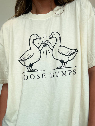 Goose Bumps Comfort Colors Tee-135 - DEMAND GRAPHIC-LEATHER & LACE-[option4]-[option5]-[option6]-Leather & Lace Boutique Shop