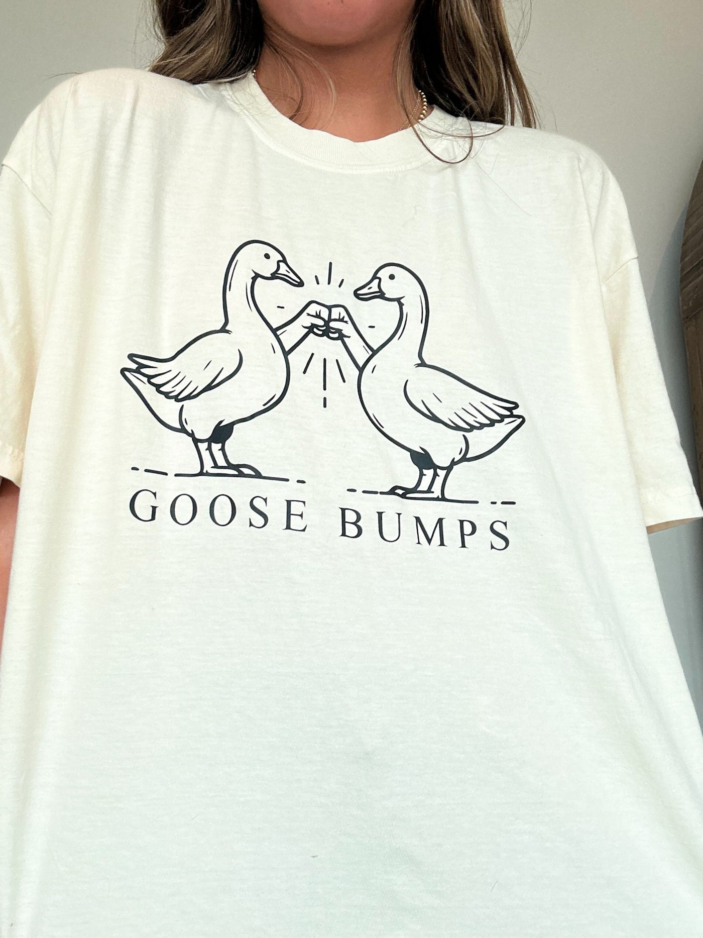 Goose Bumps Comfort Colors Tee-135 - DEMAND GRAPHIC-LEATHER & LACE-[option4]-[option5]-[option6]-Leather & Lace Boutique Shop
