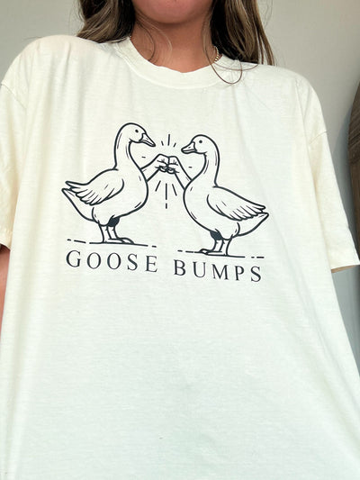 Goose Bumps Comfort Colors Tee-135 - DEMAND GRAPHIC-LEATHER & LACE-[option4]-[option5]-[option6]-Leather & Lace Boutique Shop