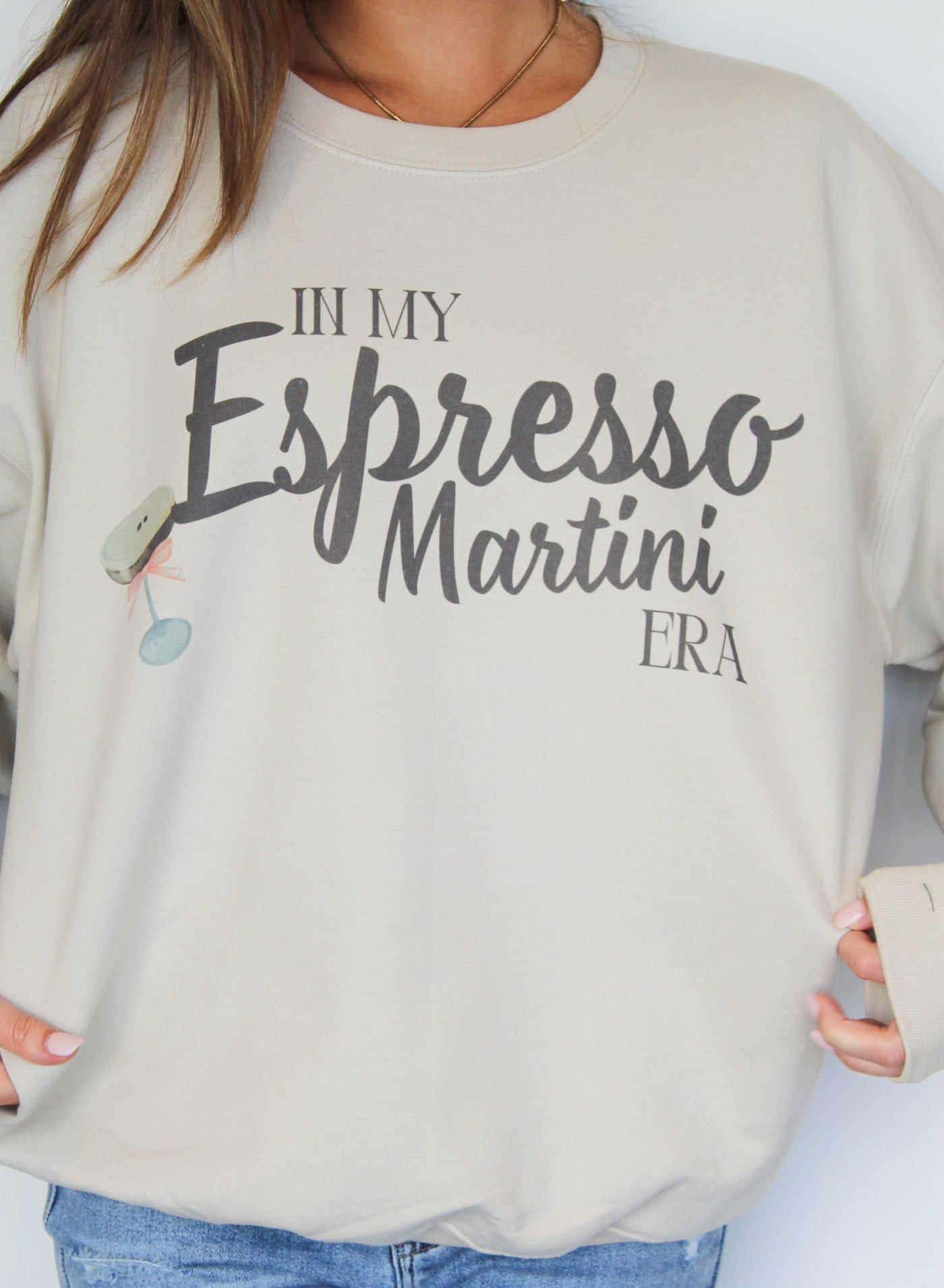 Espresso Martini Era Graphic Sweatshirt-135 - DEMAND GRAPHIC-LEATHER & LACE-[option4]-[option5]-[option6]-Leather & Lace Boutique Shop