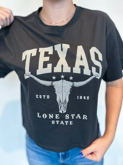 Texas Shine Graphic Tee-120 - TOPS - GRAPHIC TEES-ORGANIC GENERATION-[option4]-[option5]-[option6]-Leather & Lace Boutique Shop
