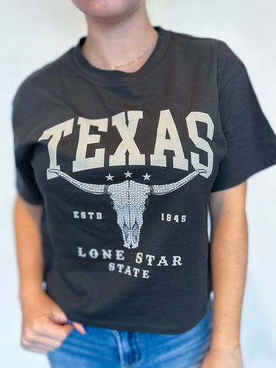 Texas Shine Graphic Tee-120 - TOPS - GRAPHIC TEES-ORGANIC GENERATION-[option4]-[option5]-[option6]-Leather & Lace Boutique Shop