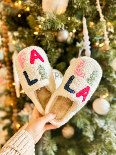 Fa La La Fuzzy Slippers-180 - SHOES-KAYDEE LYNN-[option4]-[option5]-[option6]-Leather & Lace Boutique Shop