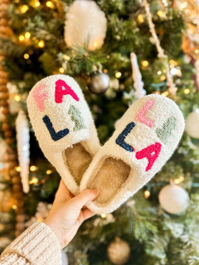 Fa La La Fuzzy Slippers-180 - SHOES-KAYDEE LYNN-[option4]-[option5]-[option6]-Leather & Lace Boutique Shop