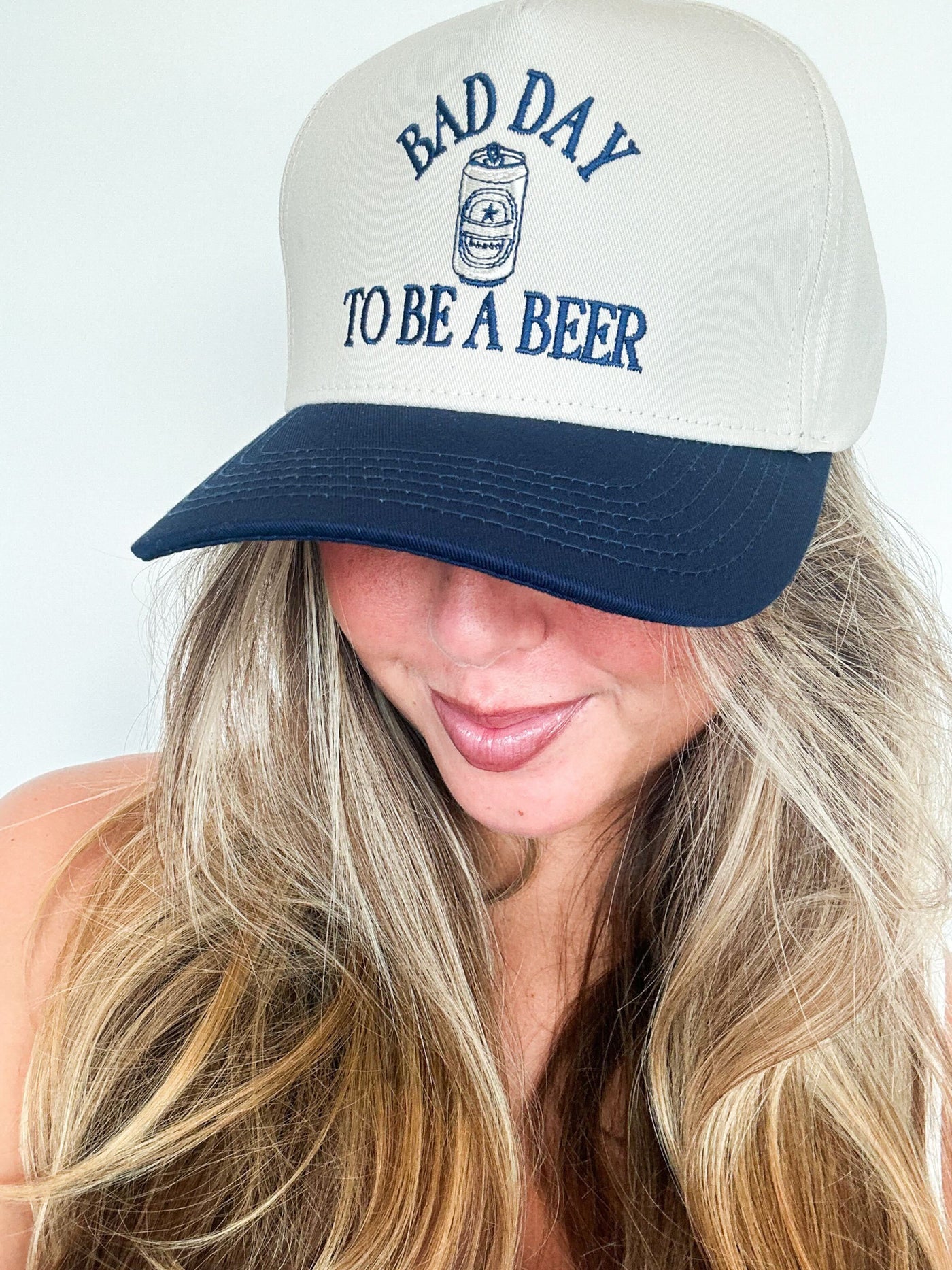 Bad Day To Be A Beer Trucker Hat-190 - ACCESSORIES - HATS/HEADWEAR-THE HAPPIEST-[option4]-[option5]-[option6]-Leather & Lace Boutique Shop