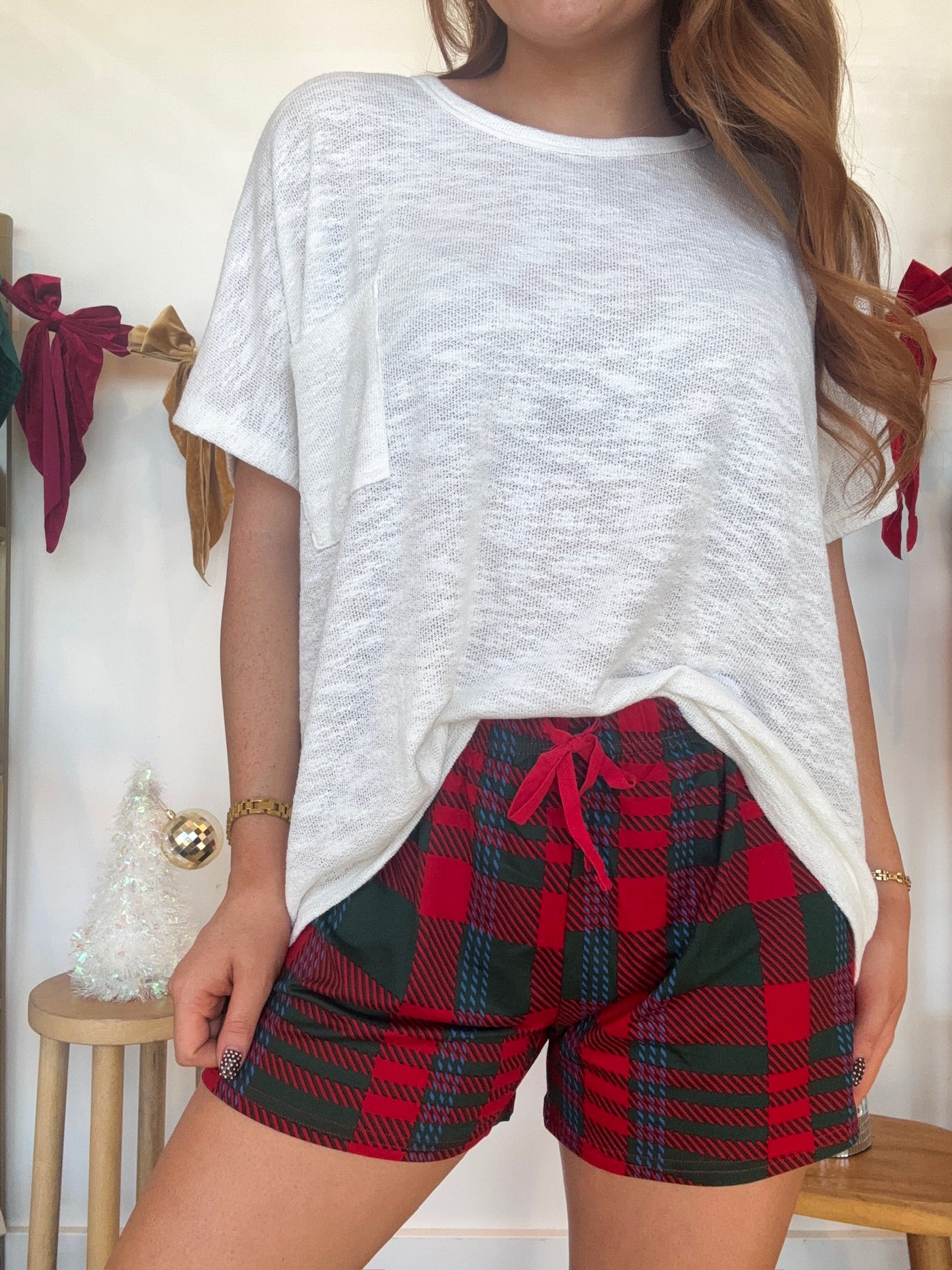Telluride Plaid Sleep Shorts