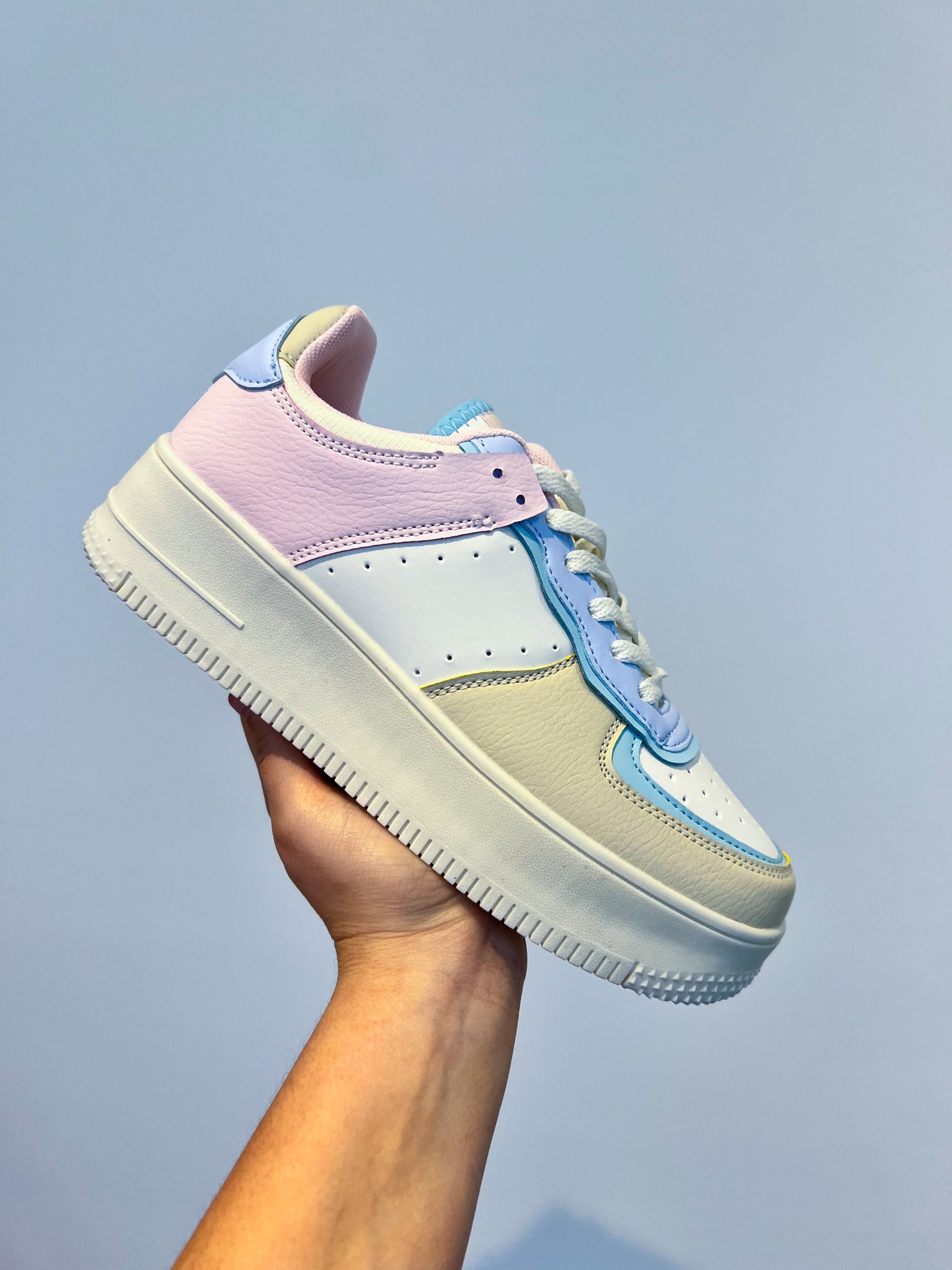 Juliette Platform Sneaker- Pastel-180 - SHOES-BERNESS-[option4]-[option5]-[option6]-Leather & Lace Boutique Shop