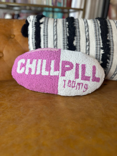 Chill Pill Hook Pillow- Pink-190 - ACCESSORIES - HOME-PEKING HANDICRAFT-[option4]-[option5]-[option6]-Leather & Lace Boutique Shop