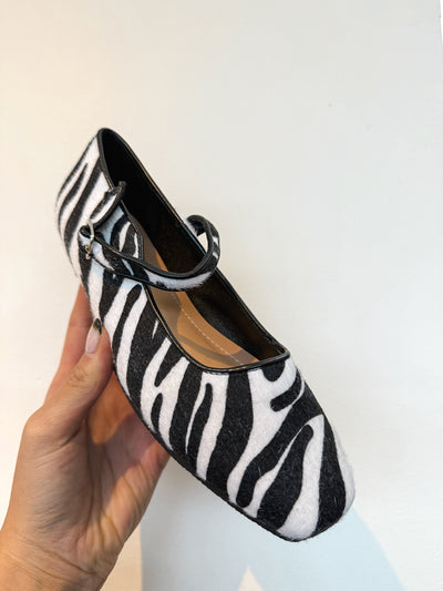 Another Life Ballet Flat- Zebra