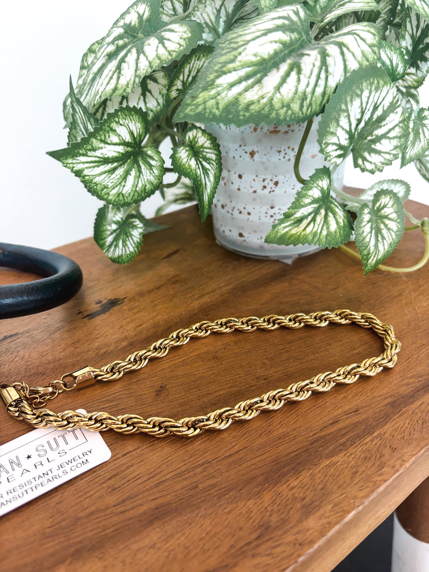 Gold Rope Chain-190 - ACCESSORIES - JEWELRY-CHANSUTT PEARLS-[option4]-[option5]-[option6]-Leather & Lace Boutique Shop