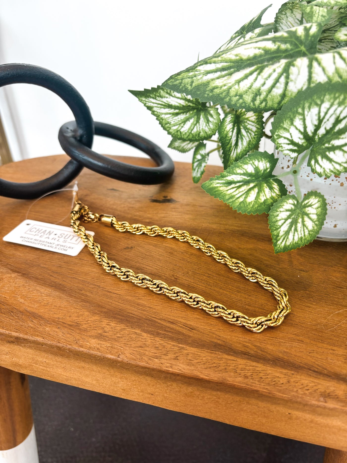 Gold Rope Chain-190 - ACCESSORIES - JEWELRY-CHANSUTT PEARLS-[option4]-[option5]-[option6]-Leather & Lace Boutique Shop