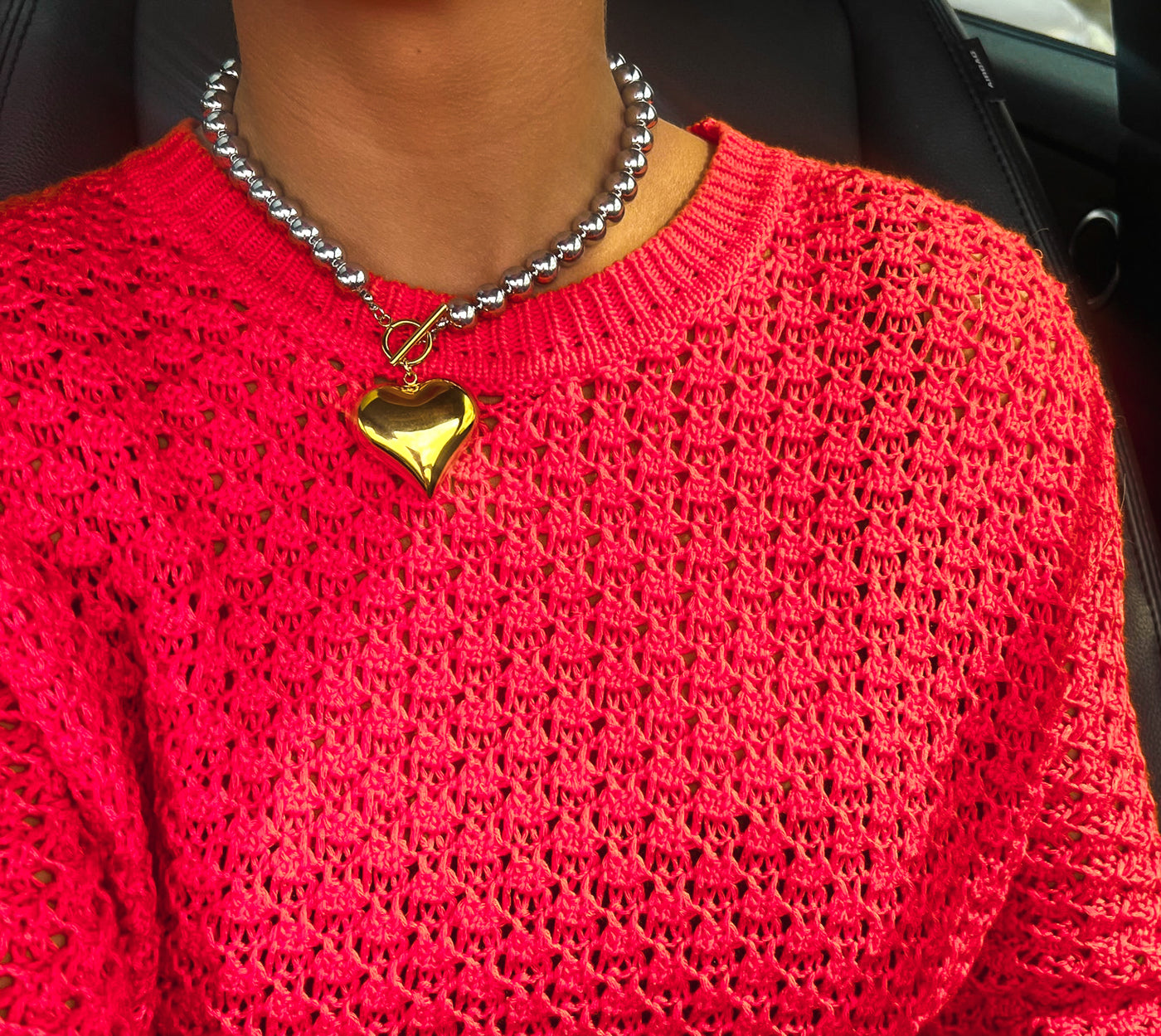 Glam Heart Necklace-190 - ACCESSORIES - JEWELRY-CHANSUTT PEARLS-[option4]-[option5]-[option6]-Leather & Lace Boutique Shop