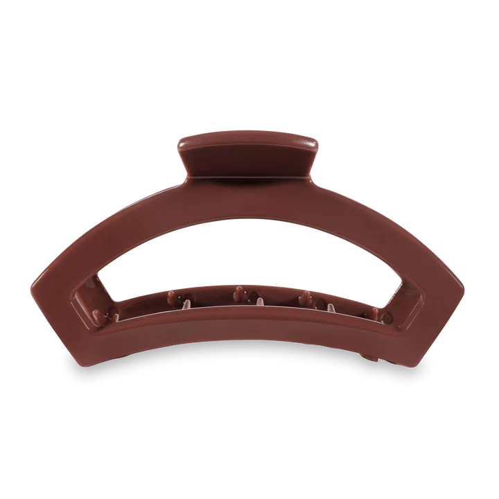 Teletie Unbreakable Open Claw Clip- Fall Collection-190 - ACCESSORIES - HATS/HEADWEAR-TELETIE-Tiny-Nutmeg-[option4]-[option5]-[option6]-Leather & Lace Boutique Shop
