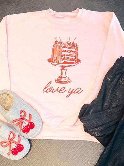 Love Ya Graphic Sweatshirt-135 - DEMAND GRAPHIC-LEATHER & LACE-[option4]-[option5]-[option6]-Leather & Lace Boutique Shop