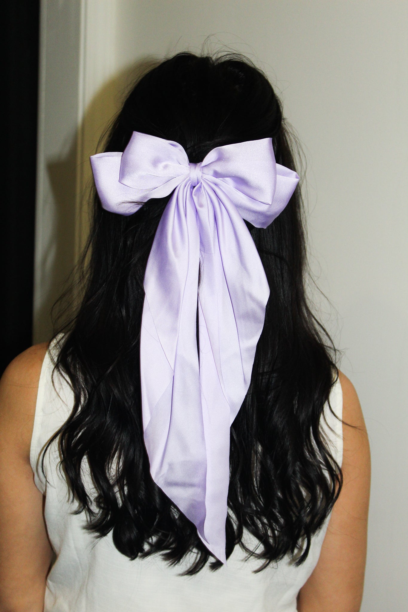 Satin Draped Hair Clip-190 - ACCESSORIES - HATS/HEADWEAR-ICCO ACCESSORIES-Purple-[option4]-[option5]-[option6]-Leather & Lace Boutique Shop
