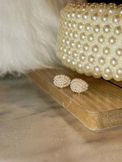 Maris Pearl Studs-190 - ACCESSORIES - JEWELRY-MY GIRL-[option4]-[option5]-[option6]-Leather & Lace Boutique Shop