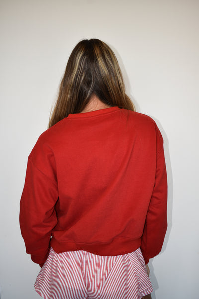 Alabama Varsity Cropped Crewneck-130 - TOPS - SWEATERS/SWEATSHIRTS-WHY DRESS-[option4]-[option5]-[option6]-Leather & Lace Boutique Shop