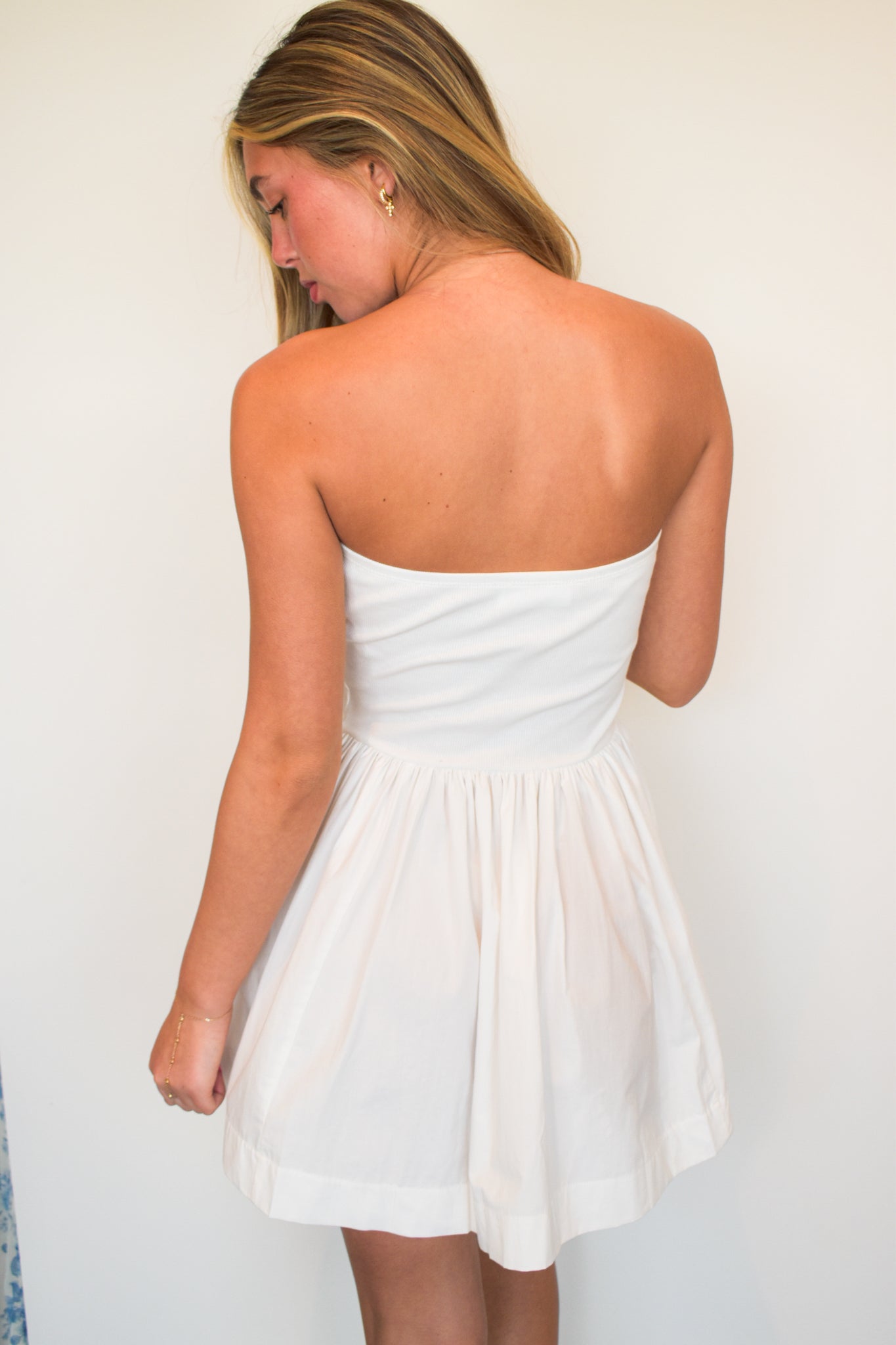 Abigail Strapless Mini Dress-170 - DRESSES-HYFVE-[option4]-[option5]-[option6]-Leather & Lace Boutique Shop