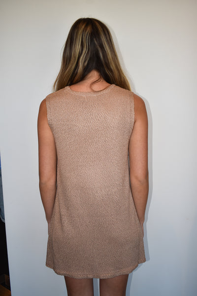 On The Go Knit Set- Dark Taupe-170 - SETS-HYFVE-[option4]-[option5]-[option6]-Leather & Lace Boutique Shop