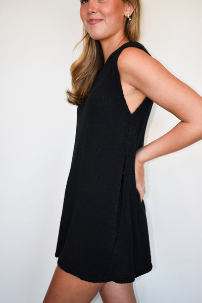 On The Go Knit Set- Black-170 - SETS-HYFVE-[option4]-[option5]-[option6]-Leather & Lace Boutique Shop