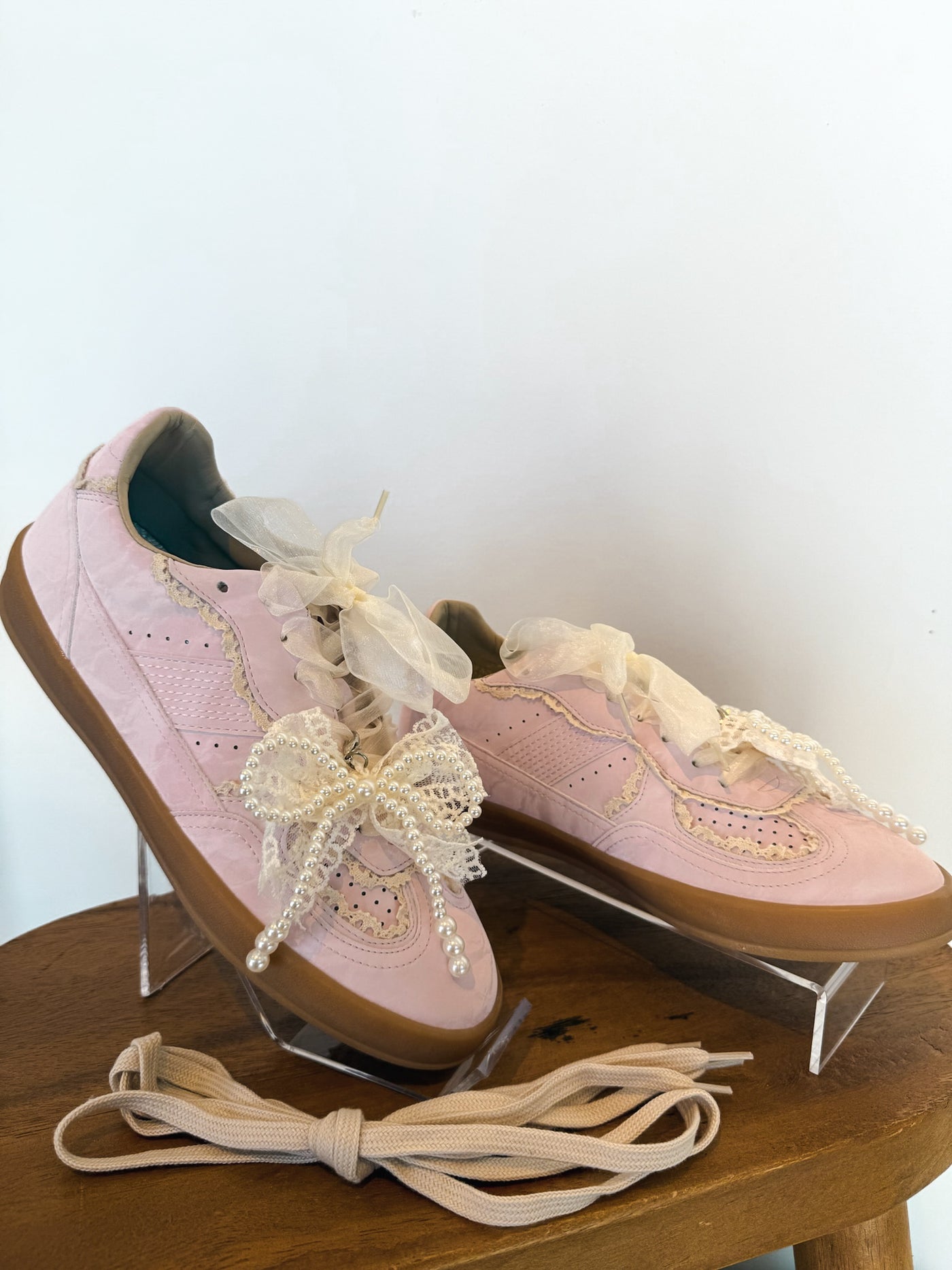Eleanor Ribbon Lace Sneakers