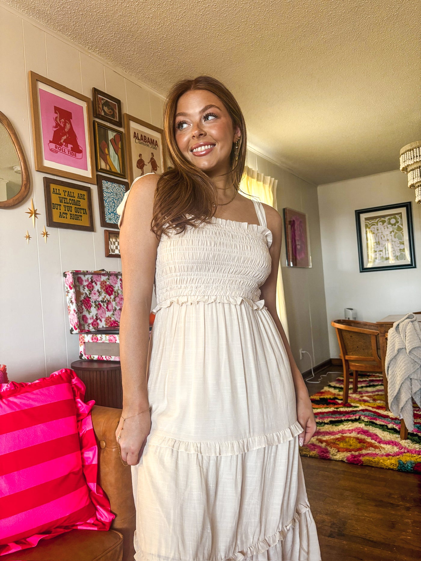 love tree maxi dress Forever Favorite Maxi Dress- Cream